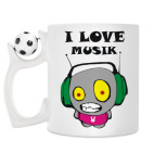 Кружка с футбольным мячиком