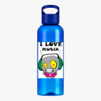 Прозрачная спортивная бутылка