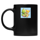 Кружка цветная UV-DTF