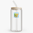 Банка с бамбуковой крышкой