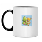 Кружка двухцветная