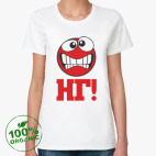 Женская футболка органик