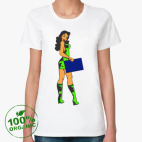 Женская футболка органик