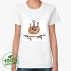 Женская футболка органик