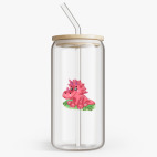 Банка с бамбуковой крышкой