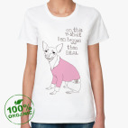 Женская футболка органик