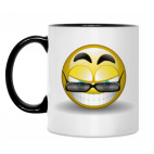 Кружка двухцветная