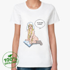 Женская футболка органик