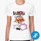 Женская спортивная футболка