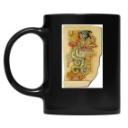 Кружка цветная UV-DTF