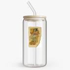 Банка с бамбуковой крышкой