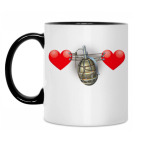 Кружка двухцветная