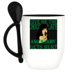 Кружка с ложкой