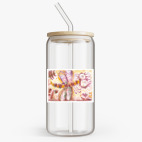 Банка с бамбуковой крышкой