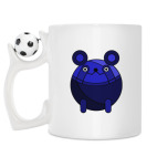 Кружка с футбольным мячиком