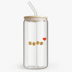 Банка с бамбуковой крышкой