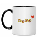 Кружка двухцветная