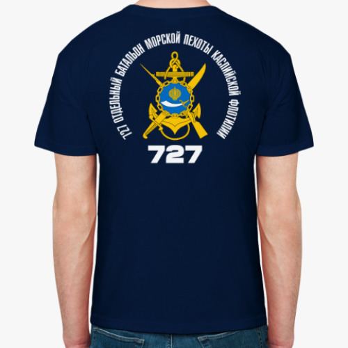 Футболка с принтом 727 ОБМП