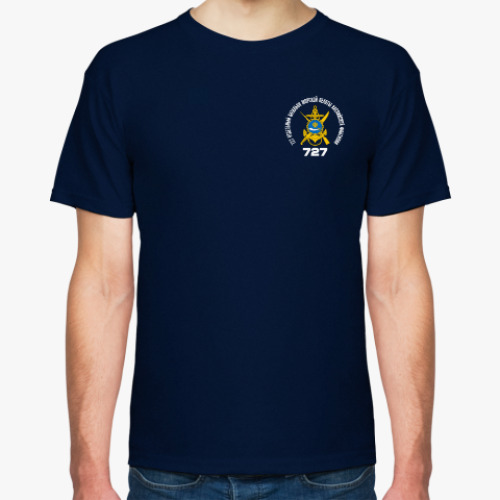Футболка с принтом 727 ОБМП