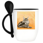 Кружка с ложкой