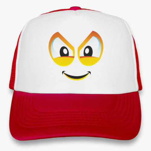 Кепка-тракер с принтом Смайл