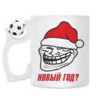 Кружка с футбольным мячиком