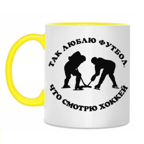 Кружка с принтом Хоккей