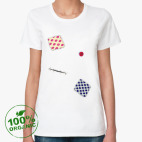 Женская футболка органик