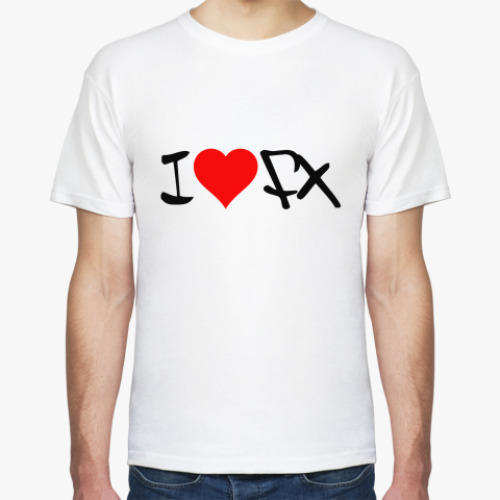 Футболка i love FX