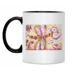 Кружка двухцветная