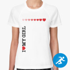 Женская спортивная футболка