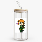 Банка с бамбуковой крышкой