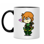 Кружка двухцветная