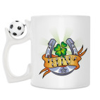 Кружка с футбольным мячиком