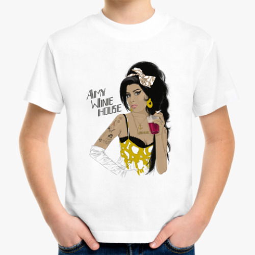 Детская футболка с принтом Amy