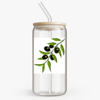 Банка с бамбуковой крышкой