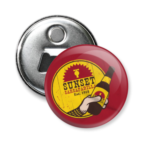 Магнит-открывашка с принтом Sunset Sarsaparilla (Fallout)