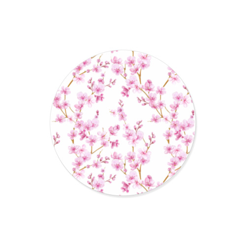 Виниловые наклейки с принтом Весенняя сакура цветущая вишня маленькие цветы