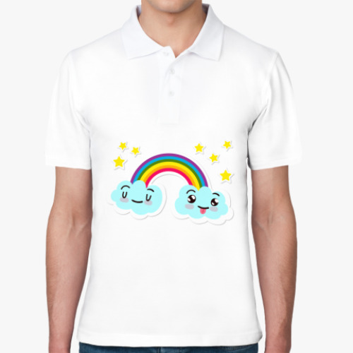 Рубашка поло Улыбка радуги
