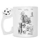 Кружка с футбольным мячиком