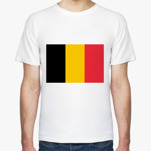 Футболка с принтом Бельгия