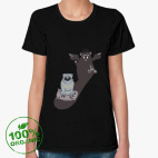 Женская футболка органик