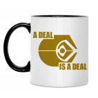 Кружка двухцветная