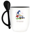 Кружка с ложкой