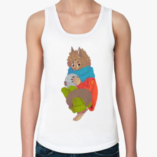 Женская майка с принтом Оборотень