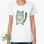 Женская футболка органик