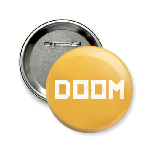 Значок 58мм Doom