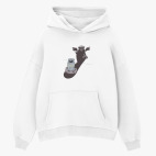 Толстовка худи оверсайз