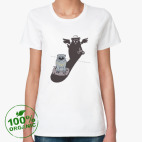 Женская футболка органик