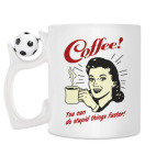 Кружка с футбольным мячиком